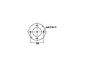 Пневморессора 4004NP05 (SAF) 2шпильки по центру+воздухМ22//Cтакан(металл) 4 болта
