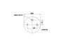 Пневморессора 4962NP02 (BPW30) 2 шпильки(по центру)+воздух М22мм//БЕЗ СТАКАНА 